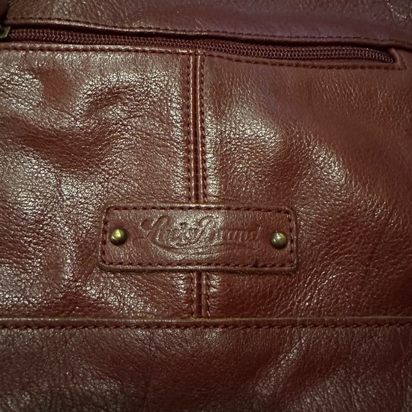 Lucky Brand Deep Red Boho Leather Crossbody - Picture 5 of 14